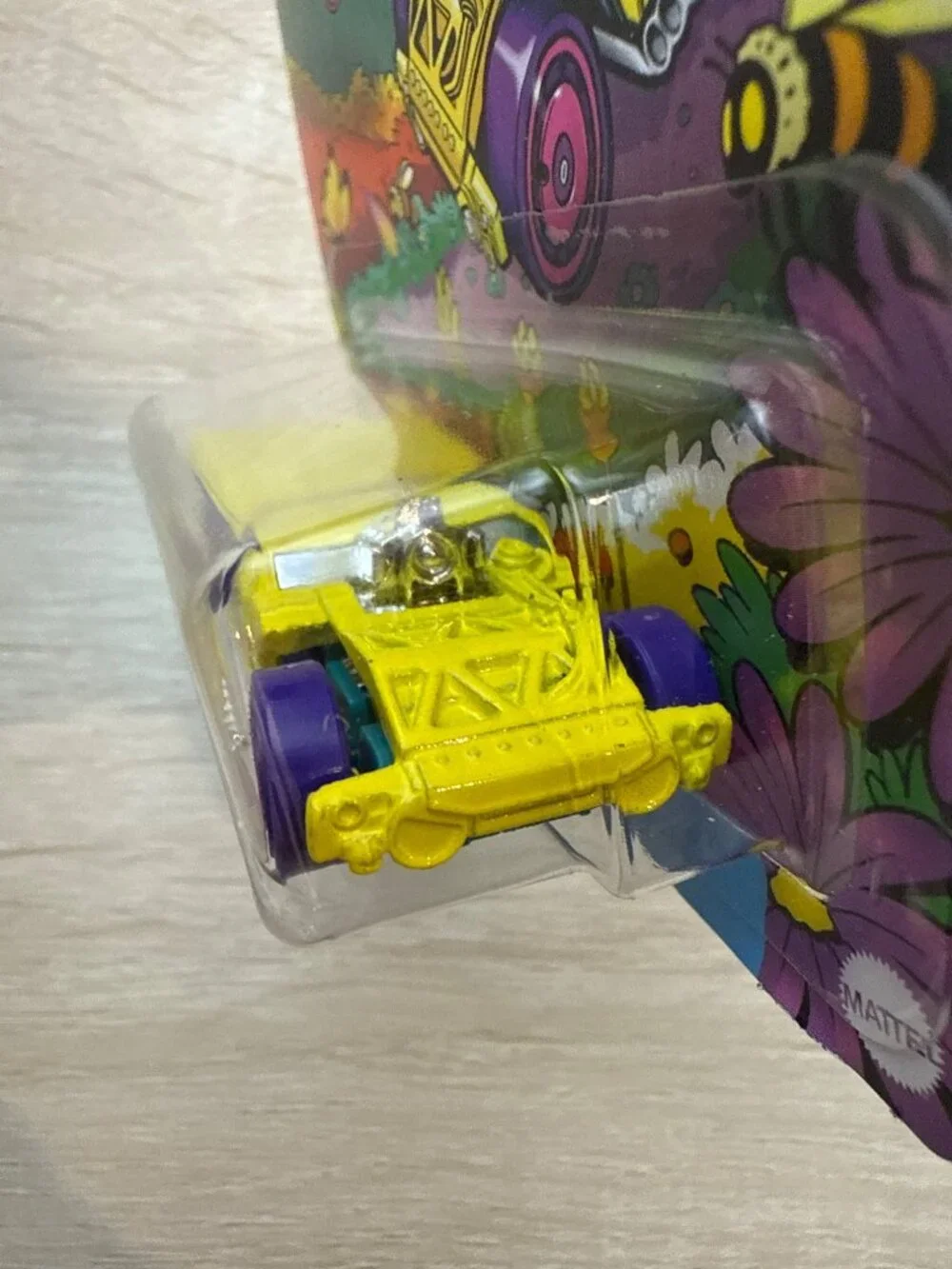 2025 Hot Wheels Lethal Diesel Easter Spring Series Yellow Art Cars 2/5